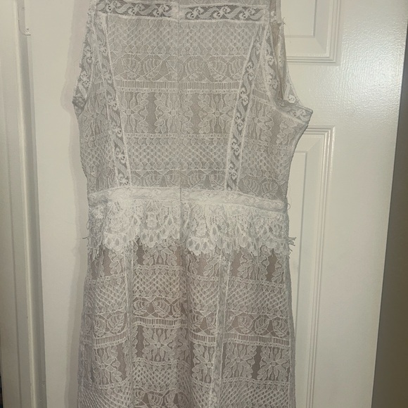 NWT ALLSAINTS Malia Lace Dress Embroidered Ivory All Saints Small Size 4 - Picture 5 of 16